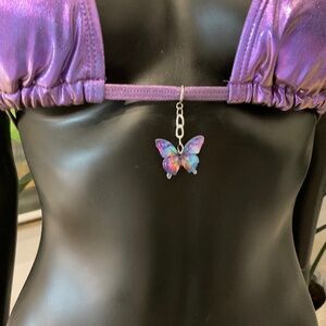 Charming Bikinis Colorful Butterfly Charm!